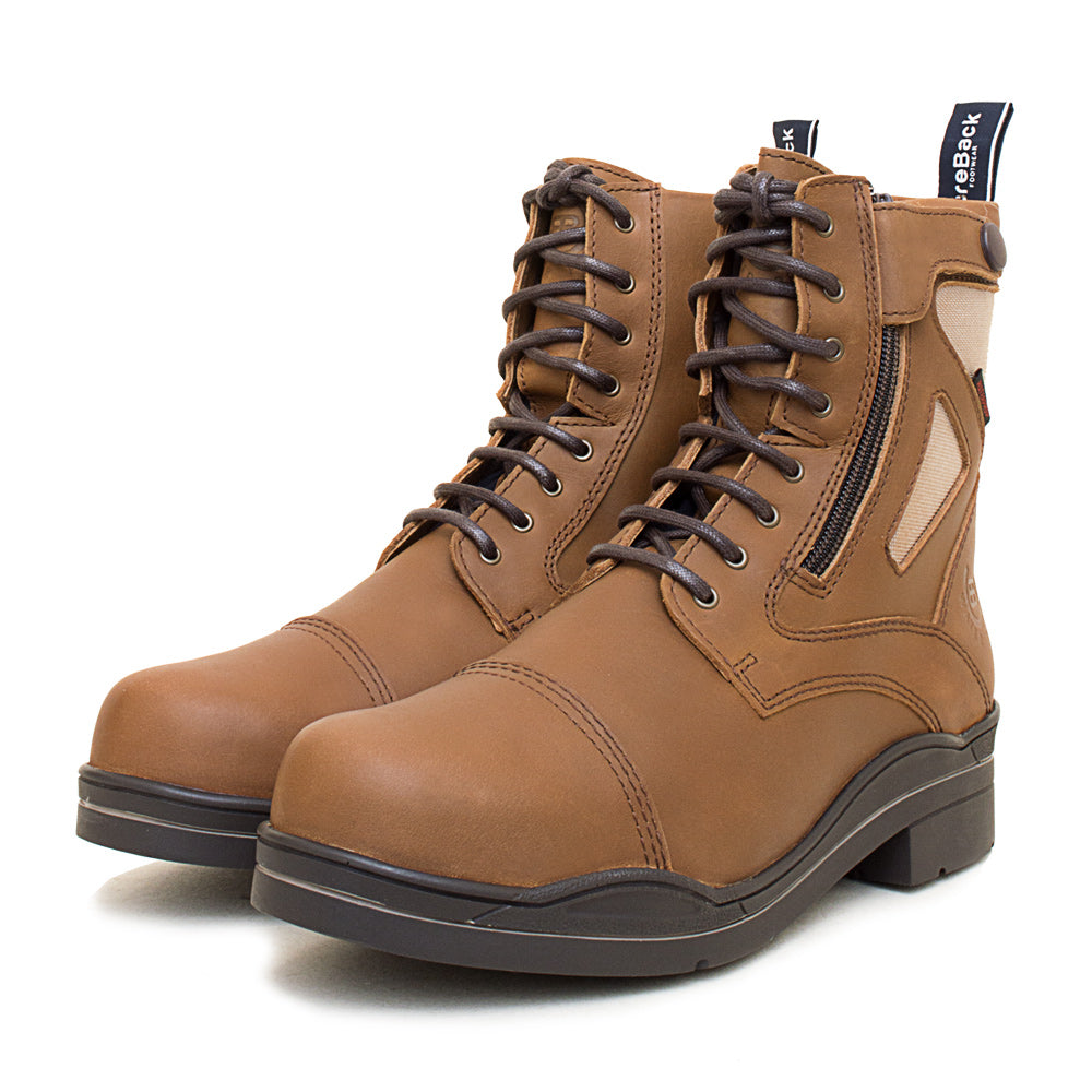 Kentucky Storm Waterproof Jodhpur Boots - Mocha – Bareback Footwear