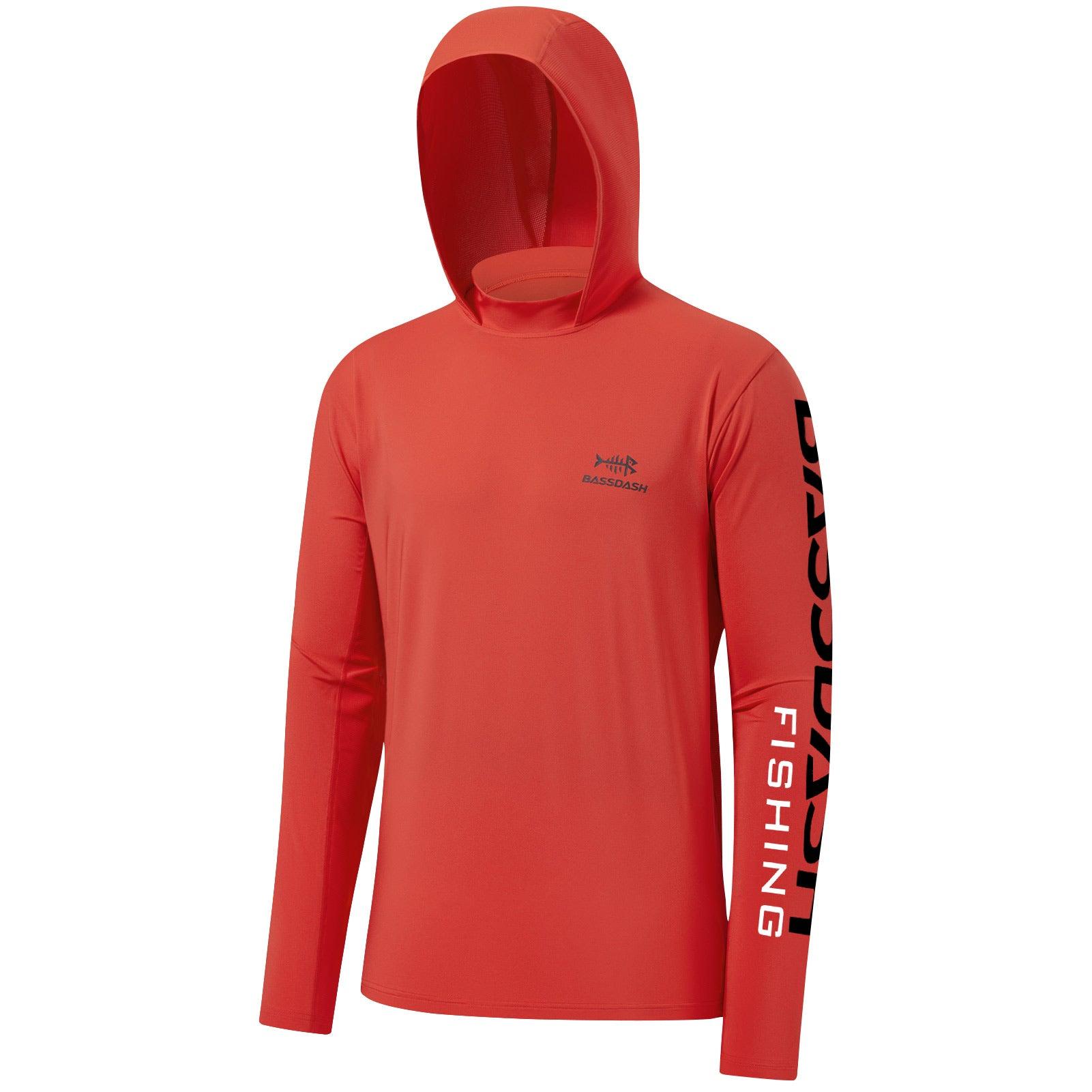 Men's Sun Protection Hoodie Long Sleeve Sun Shirt | Bassdash Fishing