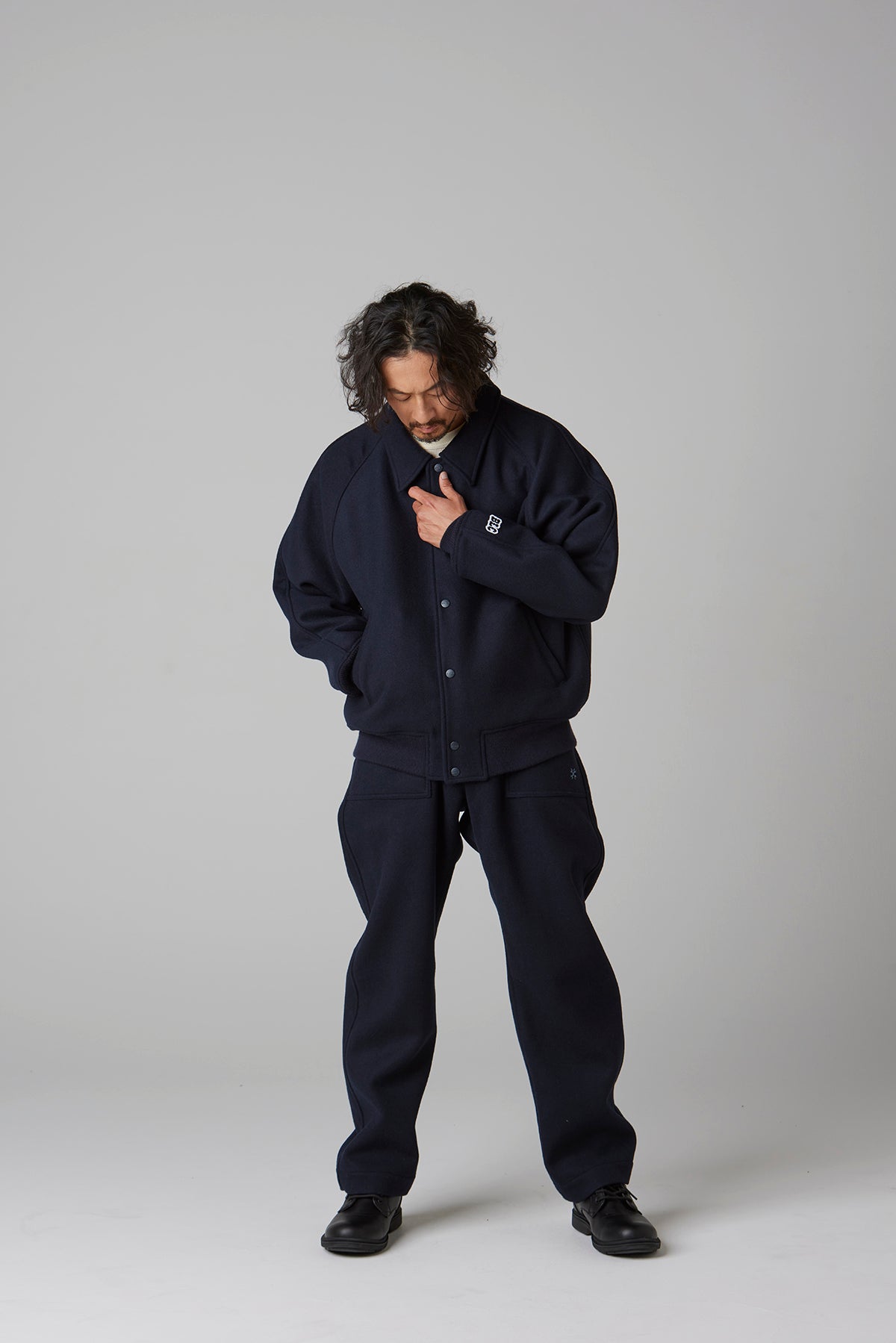 HEAVY MELTON AWARD JACKET – BLUCO. INC