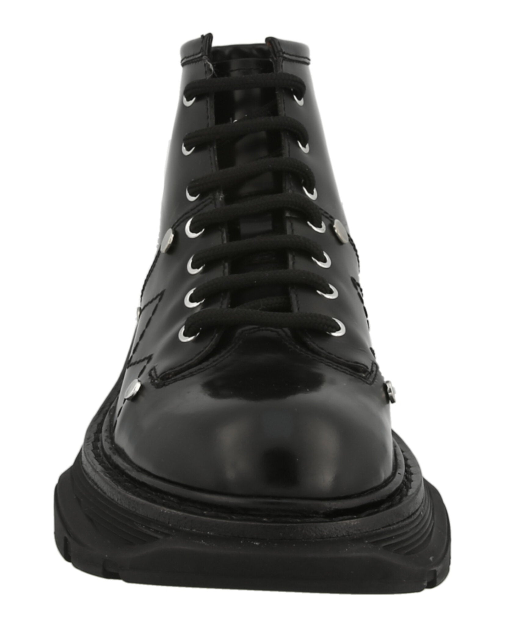 Alexander McQueen Womens Leather Ankle Combat Boots – Bluefly