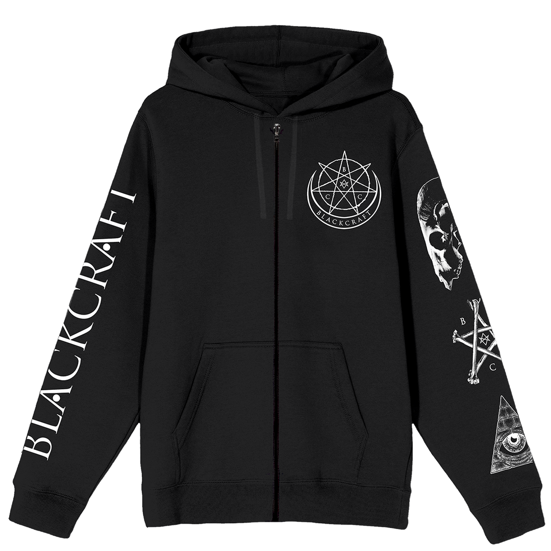 BLACKCRAFT Store - Evil Eye Bonfire Zip-Up Hoodie – Blackcraft