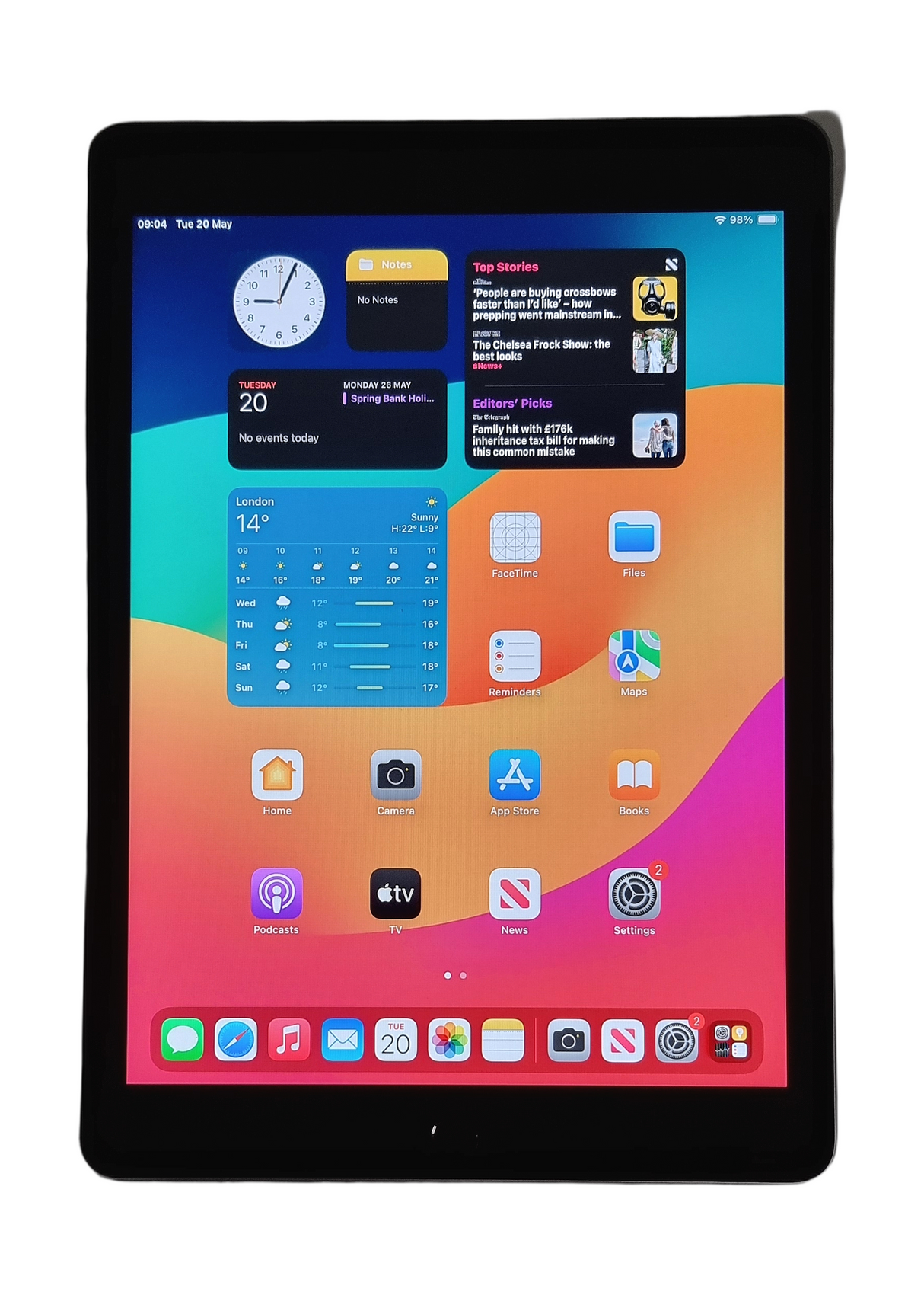 Apple iPad 6th Generation Tablet, 128GB, Wi-Fi, Space Grey, A1893