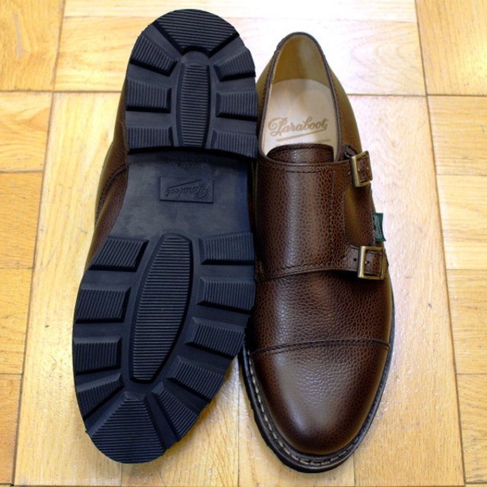 パラブーツ 通販｜ウィリアム ダブルモンク：GRAIN EBENE(グレイン