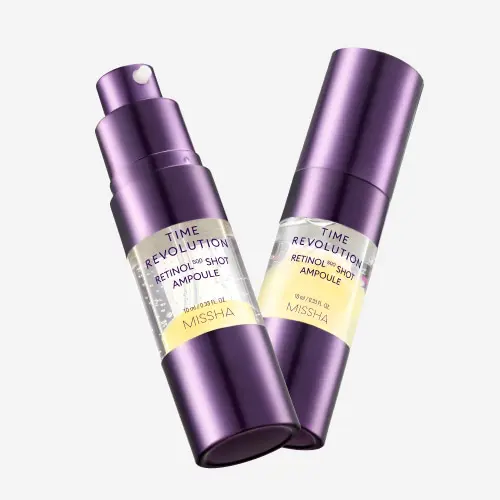 韓国コスメ初心者も安心！ミシャのレチ500ショット美容液&レチ4000