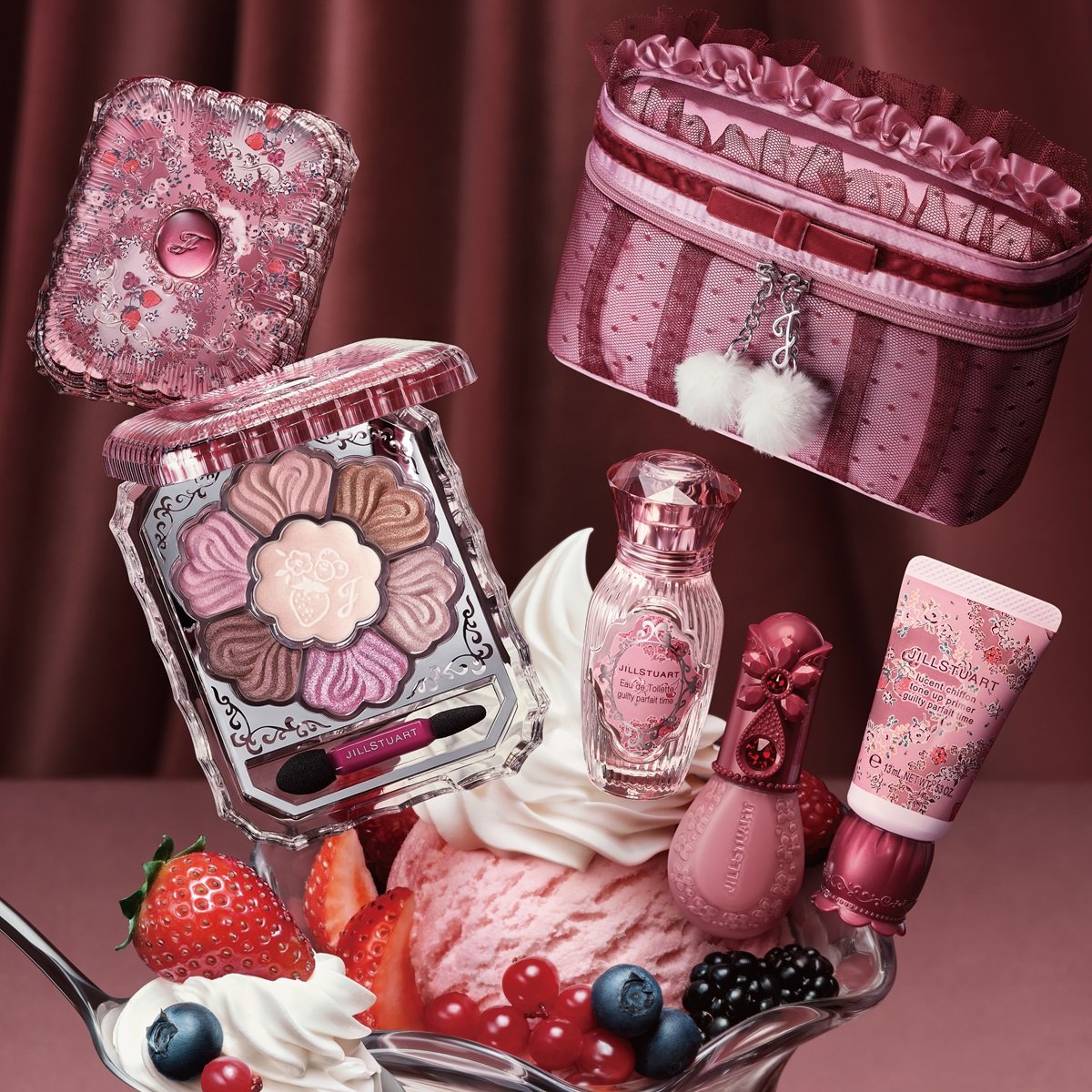 ジルスチュアート×クリスマスコフレ2024】ギルティなパフェがテーマの