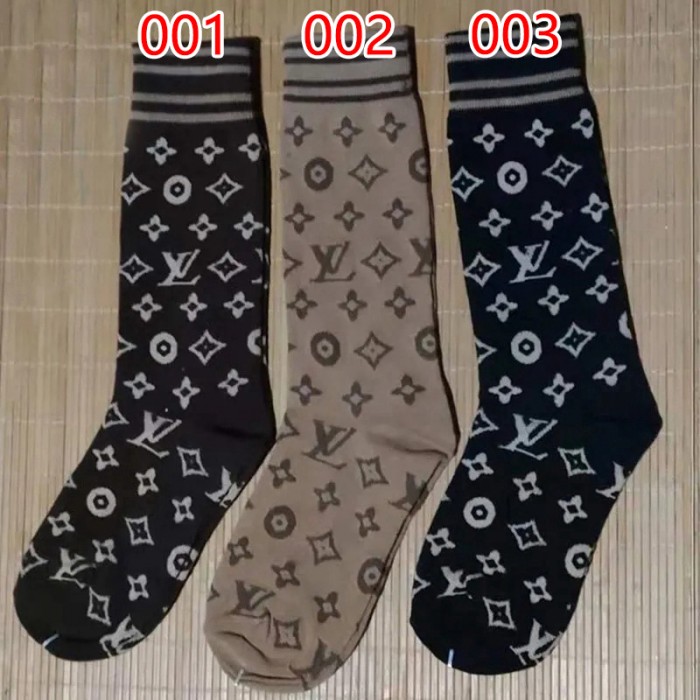 ルイヴィトンブランドストッキング靴下パロディ風 フェンディ 靴下