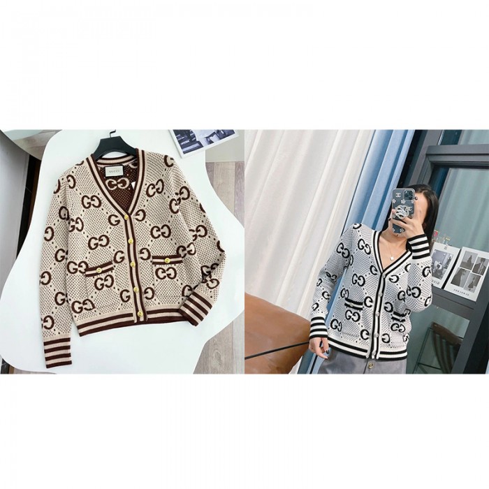 Gucciハイブランドニットセーターファッションシンプルカーディガン