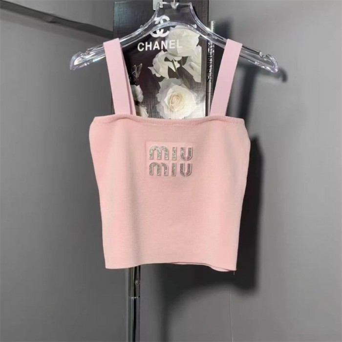 MiuMiuキャミソール ミュウミュウノースリーブ キャミソール ブラ