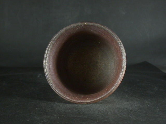 備前焼 登窯 備前焼物故作家 大平 誠之助 黄ゴマフリーカップ・湯