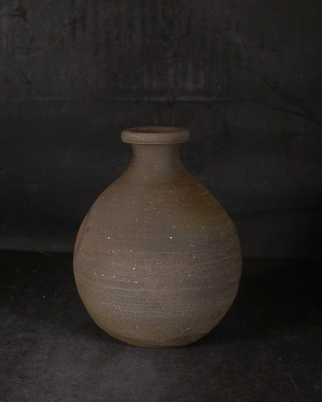 備前焼 登窯 備前焼人間国宝 故藤原 雄 共箱付きカセ窯変徳利4 備前焼