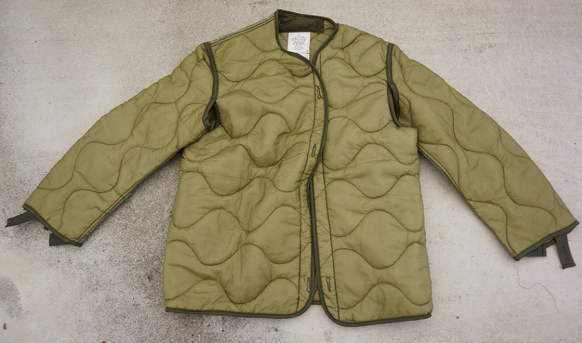 米軍M1965(M65)フィールドジャケット用ライナー3rdタイプOD MEDIUM