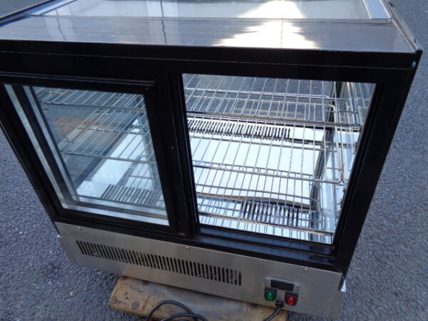 売約済み】◇JCM◇卓上型対面冷蔵ショーケース（角型）／W715×D560