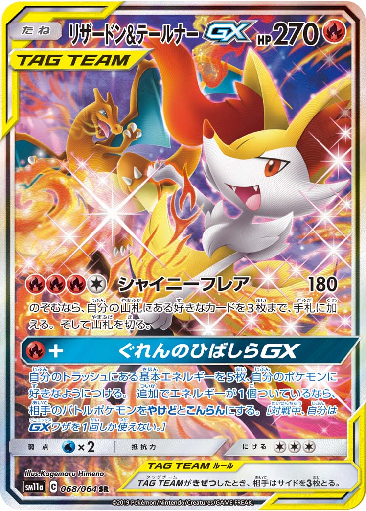 No.252)【PSA10】リザードン＆テールナーGX(SA) [068/064] SR - BIGトレカ