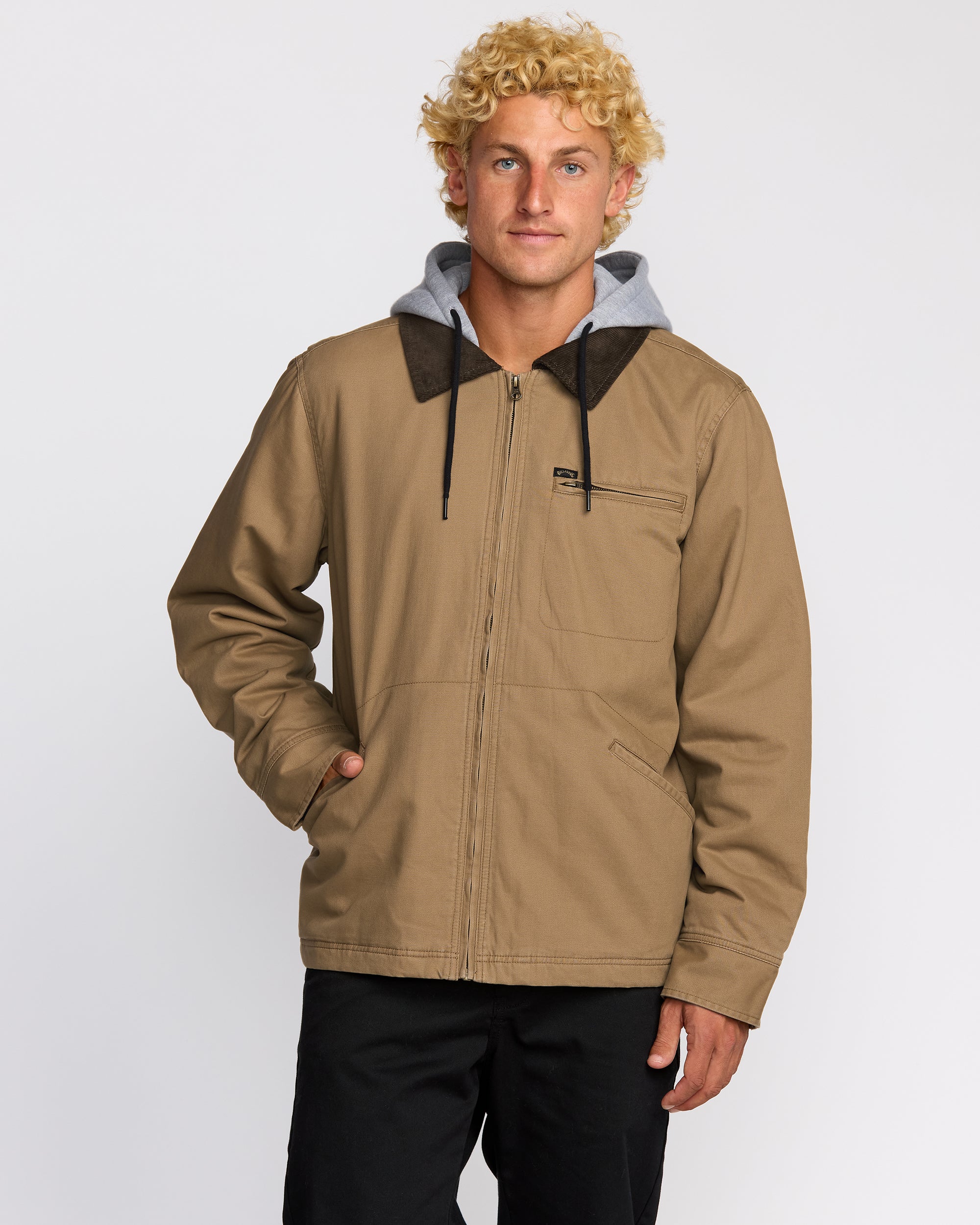 A/Div Barlow Hooded Jacket - Clay | Billabong