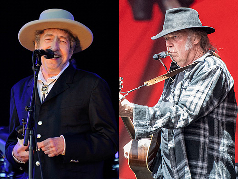 ボブ・ディラン＆ニール・ヤング、ステージ上での25年ぶりのデュエット