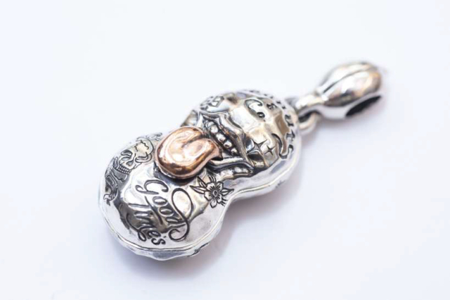 PEANUTS & Co. BERO TATTOO PEANUTS slidetype Msize silver ×K10PG