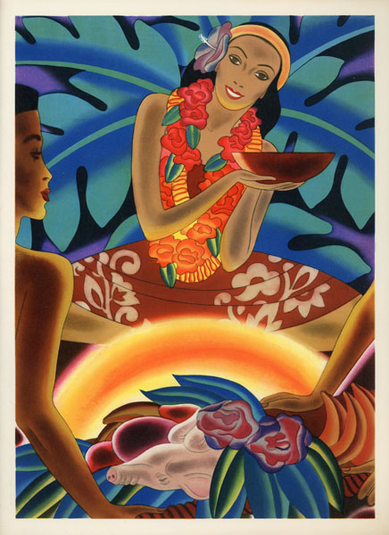 Three- S.S. Lurline Menus MCINTOSH, FRANK [ARTIST]