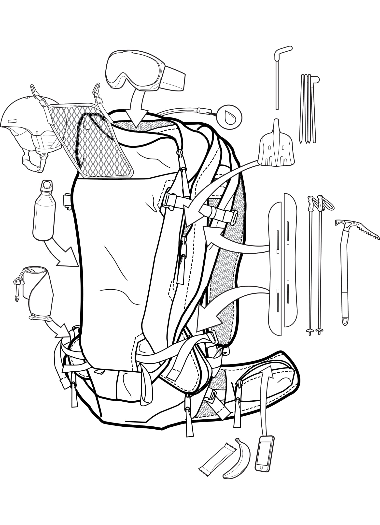 Burton [ak] Incline 20L Backpack | Burton.com Spring 2021 US