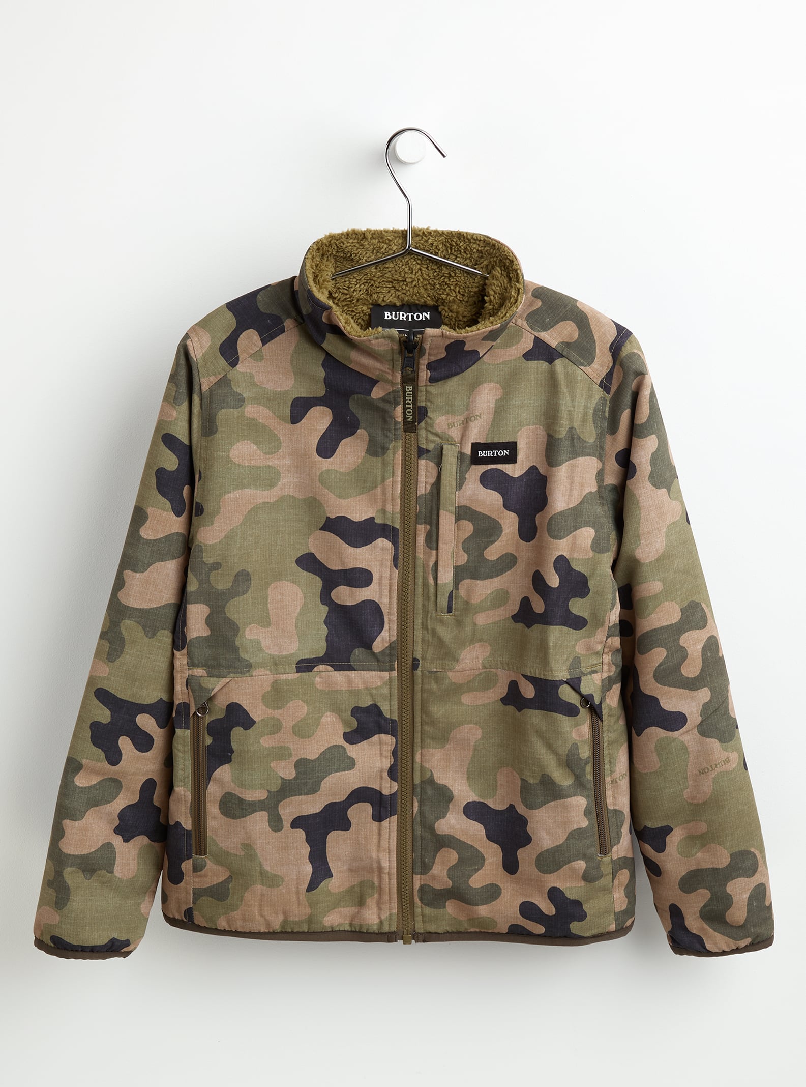 キッズ Burton スヌークトゥー リバーシブル フリース ジャケット