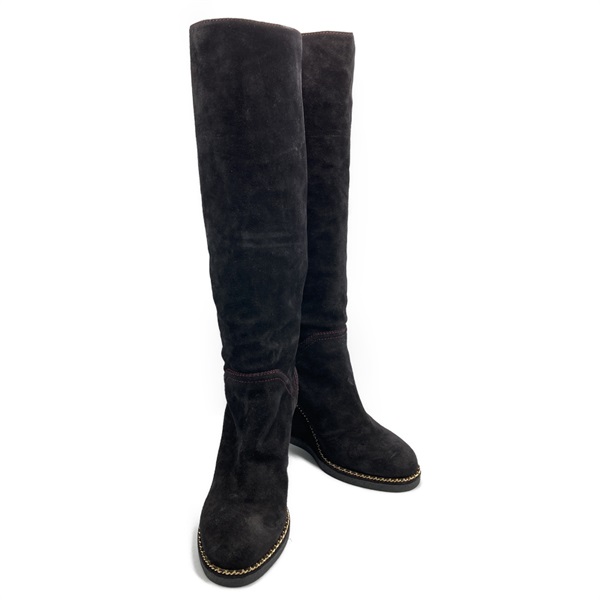 シャネル(CHANEL)シャネル ロングブーツ ブーツ 靴 レディース