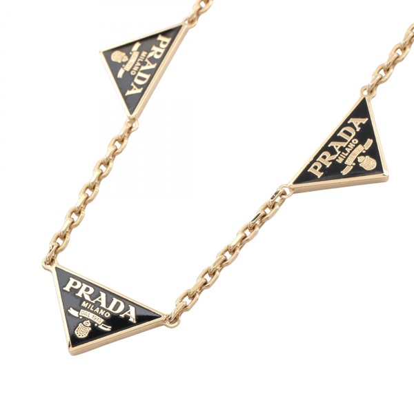 プラダ(PRADA)プラダ トライアングルロゴ ネックレス ジュエリー