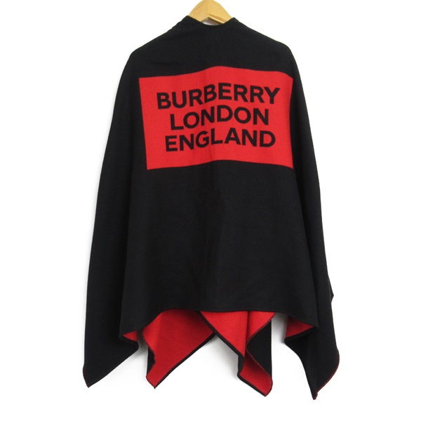 限定大幅値下げ‼️BURBERRY ライトブルーポンチョ 限定大幅値下げ