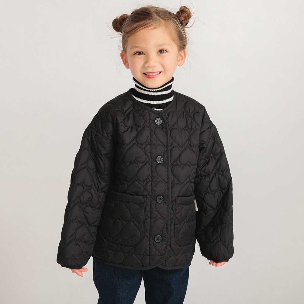 ハートキルティングジャケット 2024秋冬 ｜子供服&ベビー服