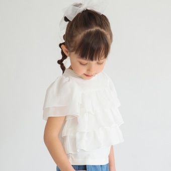プチレディ】フリルTシャツ 2024春夏 ｜子供服&ベビー服 ブランシェス