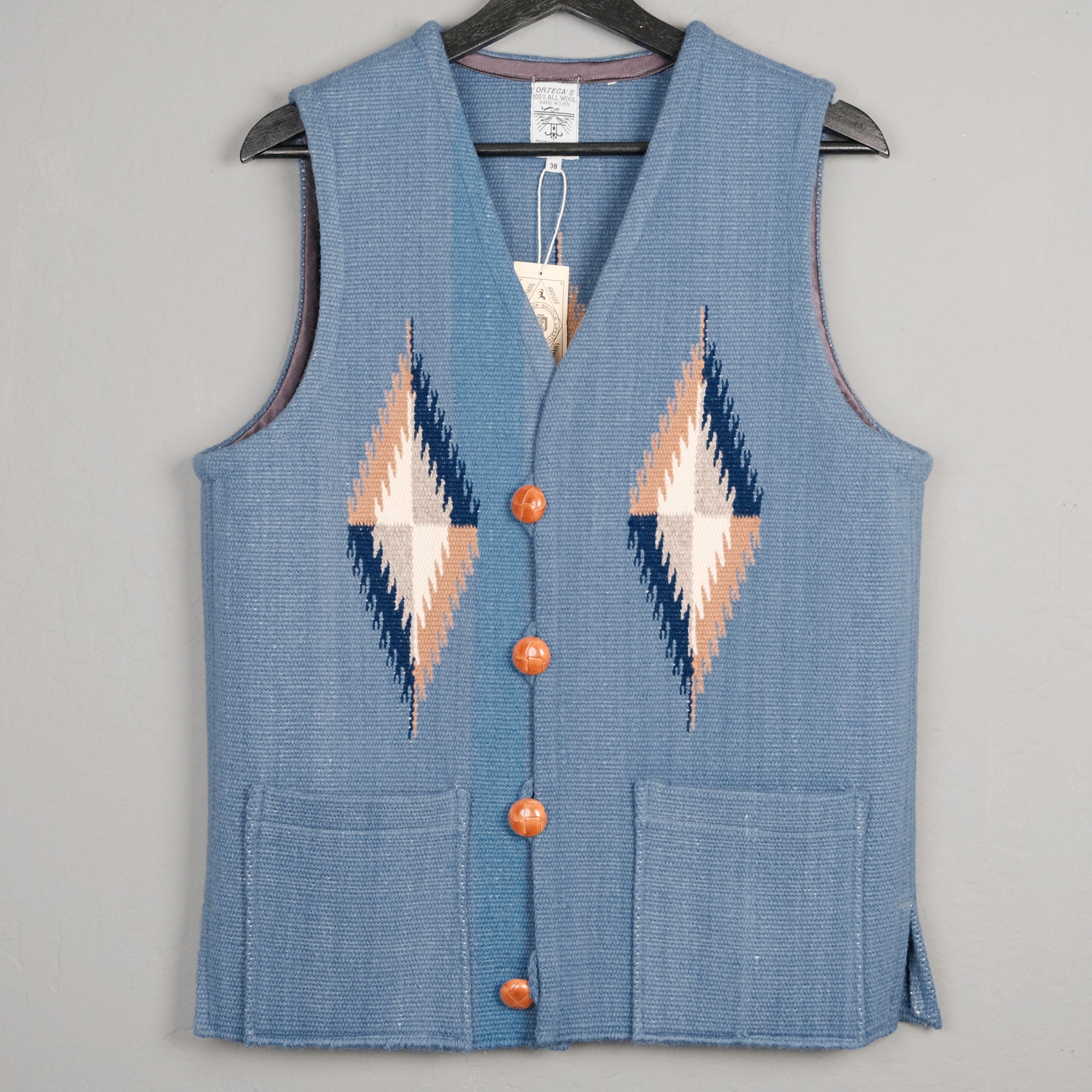 Ortega Chimayo Hand Woven Square Front Vest – BROGUE
