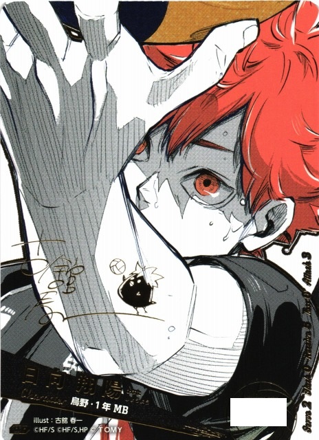 バボカ】日向 翔陽〔サイン/シリアルNo.0216〕【極P】HV-P01-004 - C