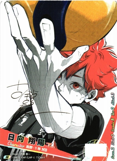 日向翔陽 バボカ サイン入り ハイキュー!! バボカ!! BREAK 日向翔陽