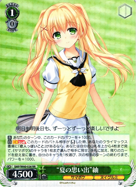 ち*ろ様 ヴァイスシュヴァルツ サマーポケット 夏の思い出 紬 sp