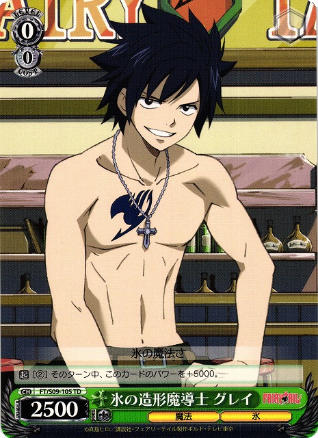 WS】氷の造形魔導士 グレイ【TD】FT/S09-105ヴァイスシュヴァルツ