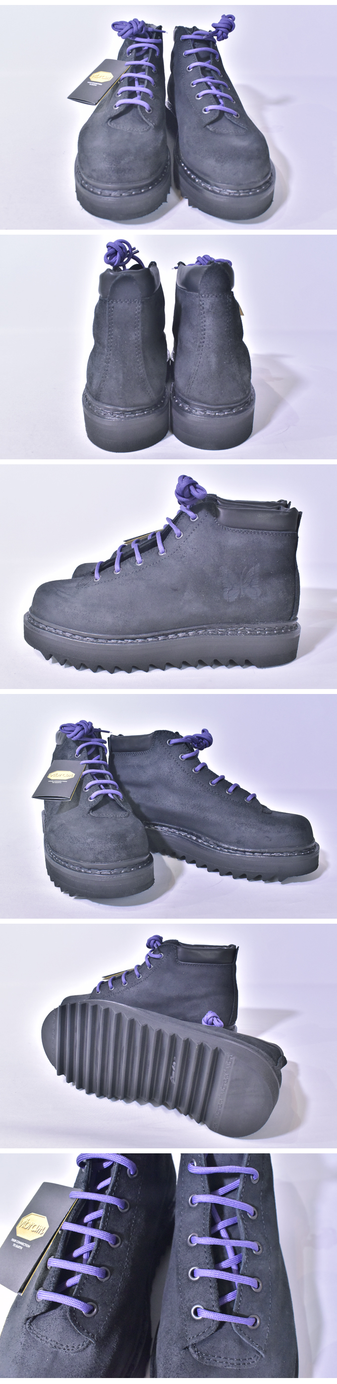MOUNTAIN BOOT - WAXED SUEDE / Black | Needles（ニードルズ） 通販