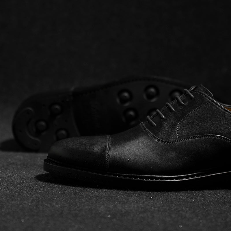 NEW】98321 Bandung / BLACK CILP WASH LEATHER SW (DAINITE SOLE