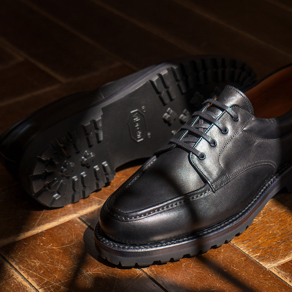 カジュアルシューズ | 99081 / BLACK CALF (VIBRAM SOLE) - Jalan