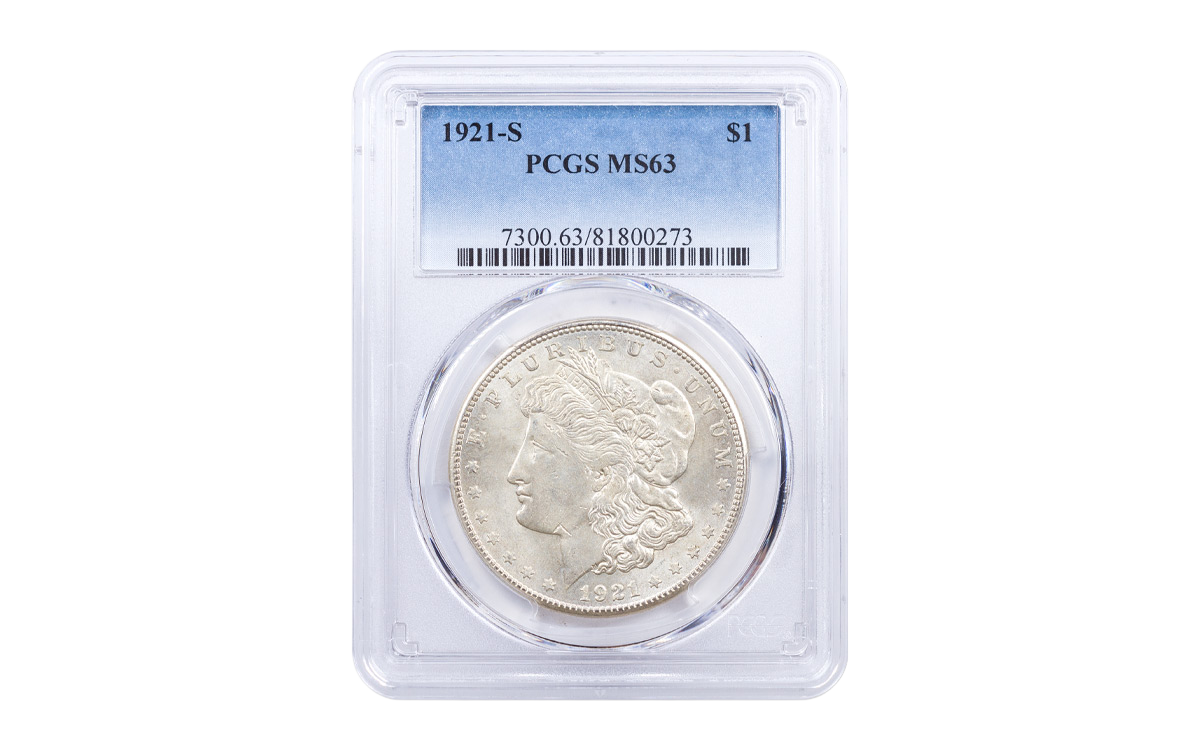 1879-S Morgan Silver Dollar PCGS MS64 | GOVMINT