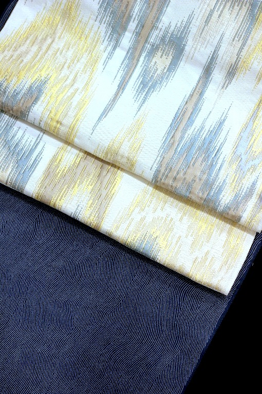 西陣織九寸名古屋帯/太子間道 洛風林