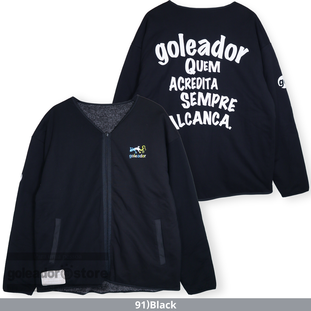 ゴレアドール公式】goleador Light Sweat / Mixボア ノーカラー ZIP