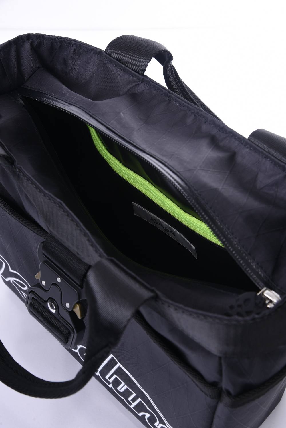 RUSSELUNO - PATERNS CART BAG / ロゴプリント カートバッグ ブラック