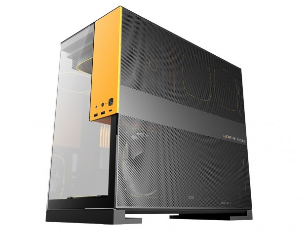 420mmラジエーター対応のピラーレスPCケース、Geometric Future「Model