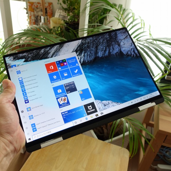 XPS 13 2-in-1(7390)レビュー:13.4インチ液晶搭載の2-in-1ノートPC