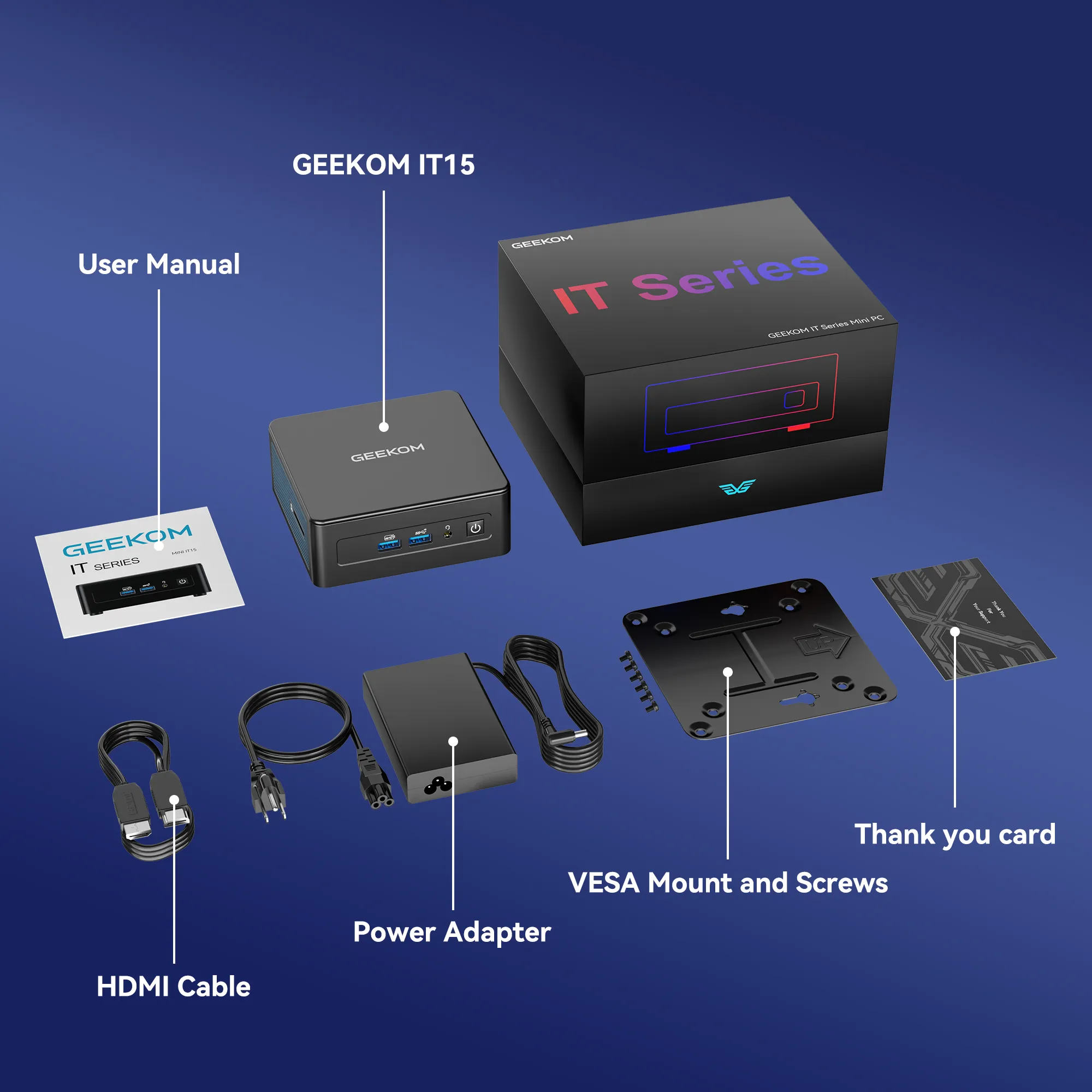 GEEKOM IT15 AI Mini PC | Powered by intel ultra 9 & ARC GPU