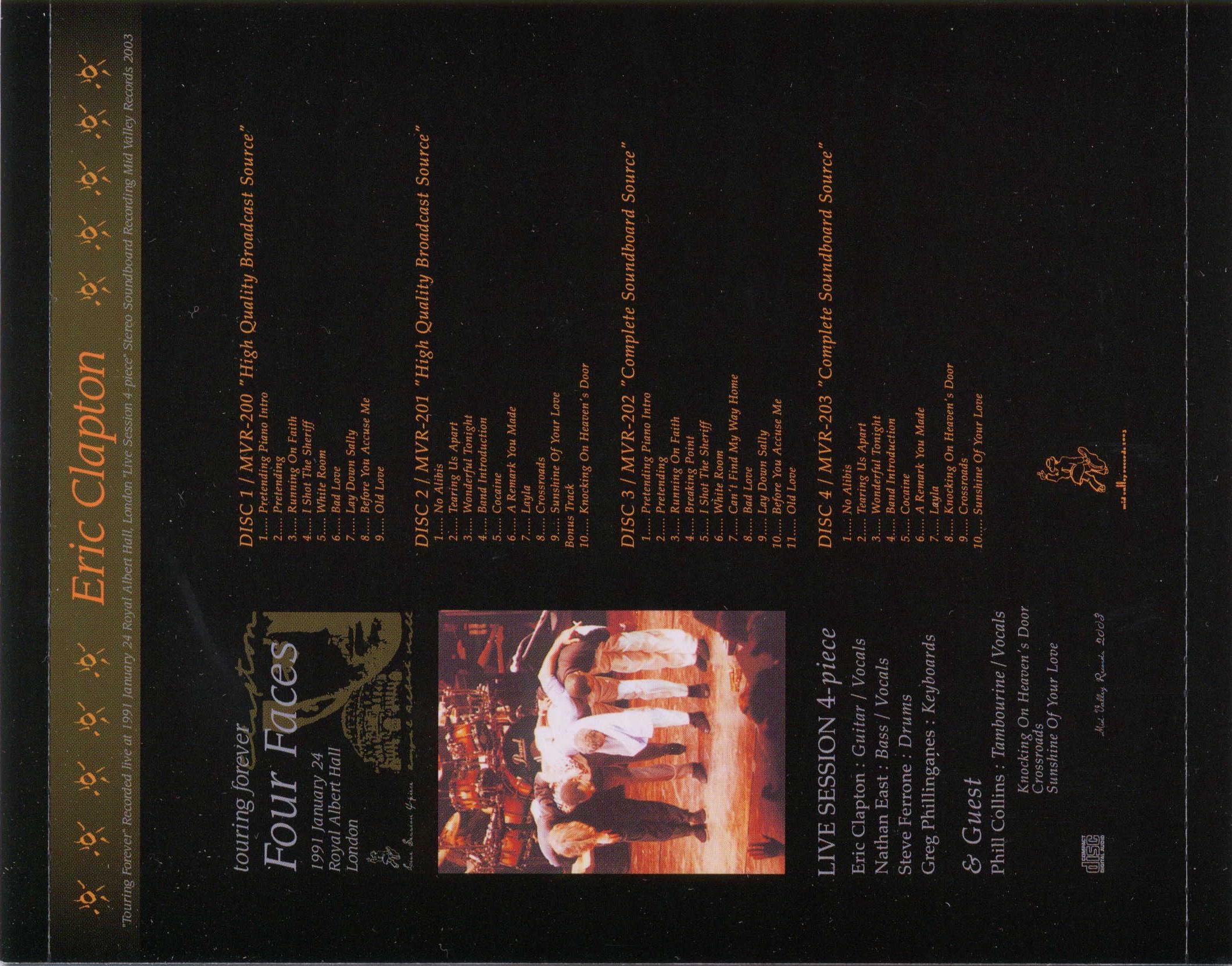 Eric Clapton - Touring Forever - Mid Valley 1990