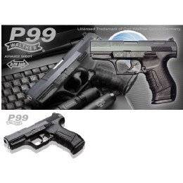 買取6,687円】｜マルゼン ワルサーP99 ブローバック ブラックモデル