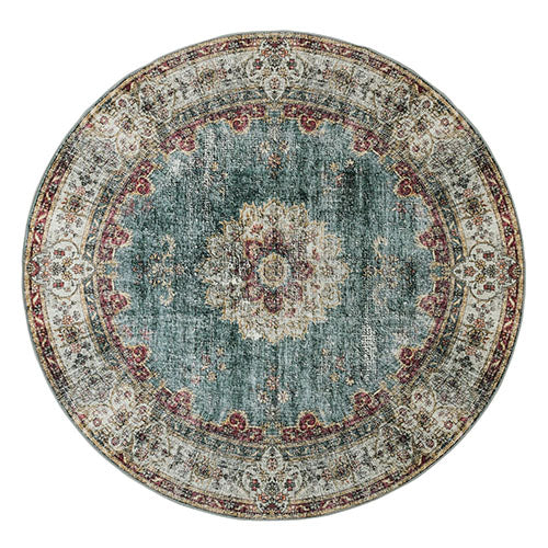 オリエンタル柄ラグ 丸型直径150cm ラグ おしゃれ ぼん家具 CPT000252