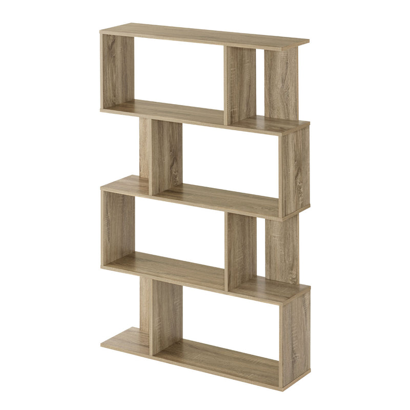 ディスプレイシェルフ 4段ワイド 本棚 ラック オープンラック おしゃれ