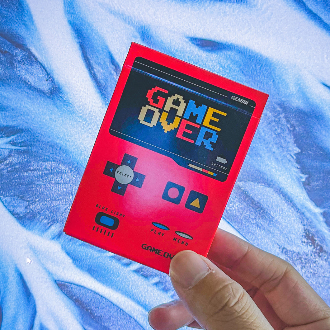 Game Over Red Playing Cards – Gemini Decks