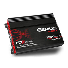 FOX SERIES CLASS A/B 4 CHANNEL AMPLIFIER 1200 WMAX – GENIUS AUDIO USA