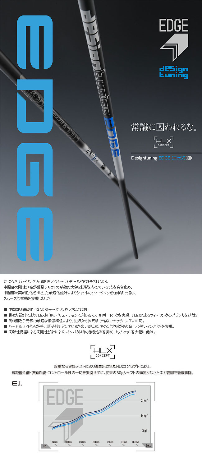 ジオテックゴルフ公式通販サイト / デザインチューニング エッジ